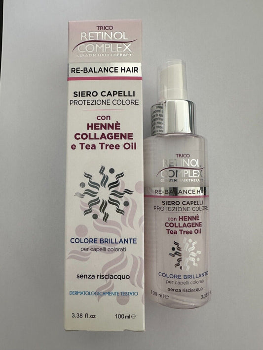 Trico Retinol Complex Siero capelli protezione capelli con Hennè Collagene