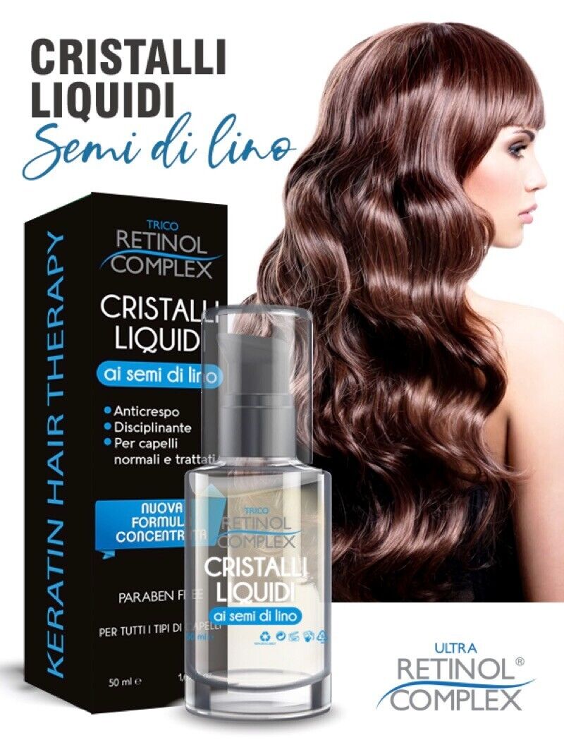 KERATIN COMPLEX CRISTALLI LIQUIDI ANTICRESPO: SEMI DI LINO DISCIPLINANTE - OLIO