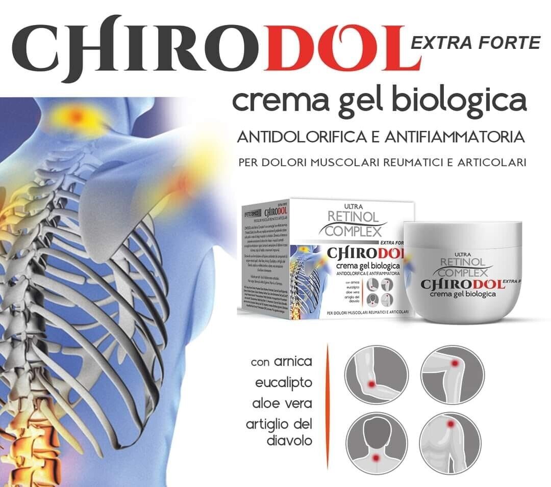 Retinol Complex Chirodol crema gel biologica Antidolorifica e Antifiammatoria