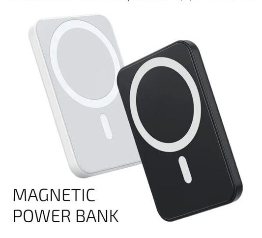 POWER BANK 12000MAH MAGNETICO CARICATORE PORTATILE WIRELESS MAGSAFE IPHONE